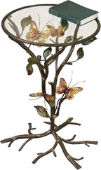 Touch of Class Flight of The Butterfly Round Accent Table by TouchofClass