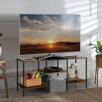 OYEAL Small TV Stand for Bedroom up to 50 inch Farmhouse TV Media Entertainment by OYEAL