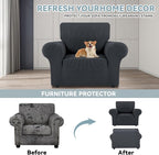 LURKA Stretch Chair Sofa Slipcovers 1 Piece Couch Covers - Image 3