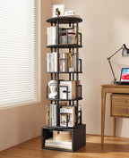 Kalrin 5 Tier Rotating Bookshelf by Kalrin