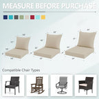 24x24 Inch Outdoor Chair Cushion - Image 7