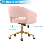 Home Office Chair Swivel Velvet Desk Chair Accent Armchair Upholstered Modern - Image 4