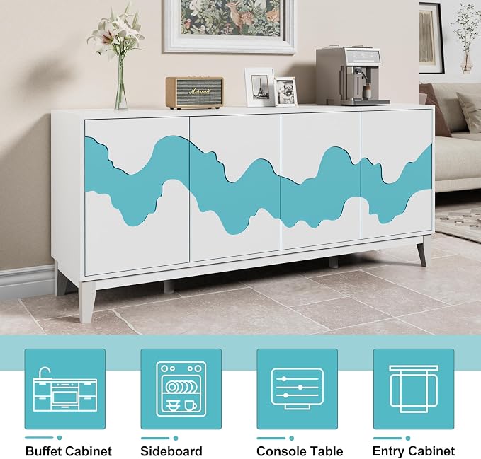 UEV Sideboard Buffet Cabinet - Image 6