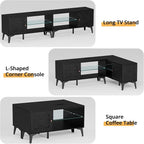 LIKIMIO 2-in-1 TV Stand for 85 Inch TV, Entertainment Center - Image 4