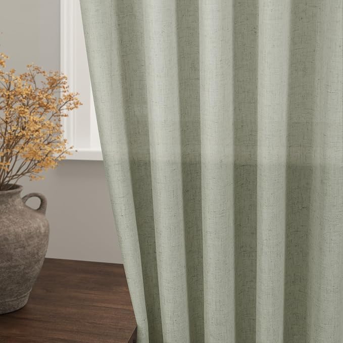 Sage Curtains 95 inches Long 2 panels - Image 2