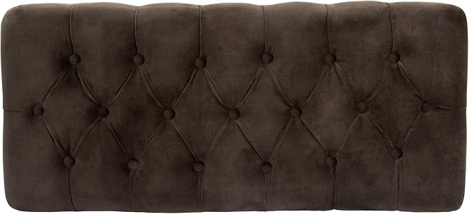 Homepop Home Decor | Tufted Ainsley Button Storage Ottoman Bench - Image 6