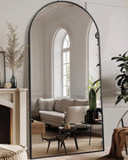 Antok 81" x41” Arched Full Length Floor Mirror, Free Standing/Wall Mount/Leaning by AntokMirror