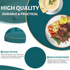 MAONAME 13" Round Tray, Teal Serving Trays - Image 4