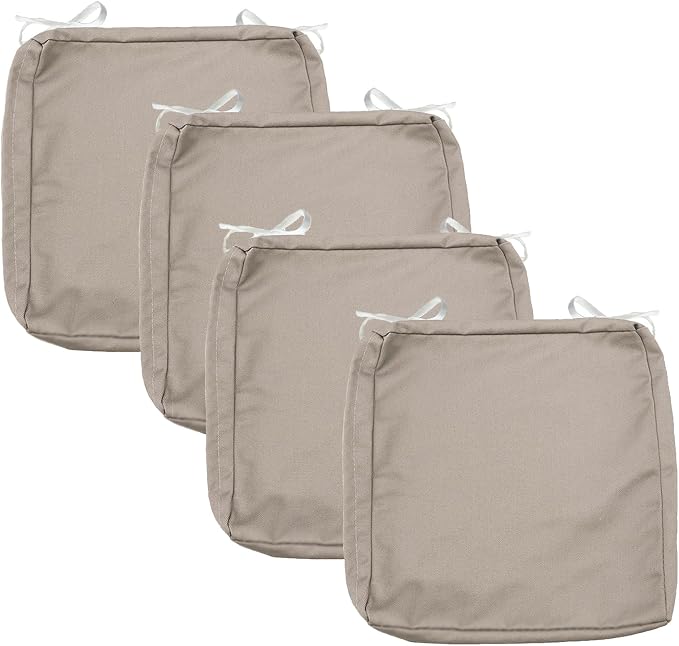 Sqodok Patio Cushion Cover 18x18 inch, Outdoor Seat Cushion Slip Cover by Sqodok