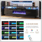 80" TV Stand for Living Room, Large Entertainment Center & Media Console - Image 8