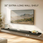 AMADA HOMEFURNISHING Floating Shelves Wall Mounted, 32 x 7 Inch Wall Shelves - Image 4