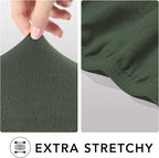 PureFit Stretch Couch Covers for Sofa Large Sofa Slipcovers Grayish Green | - Image 4
