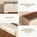UPOSOJA 60“ Farmhouse Storage Bench - Image 8