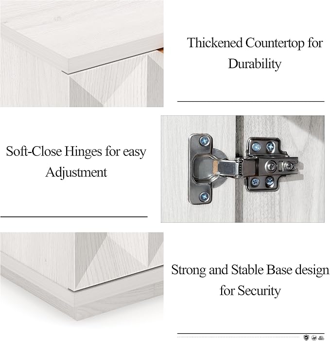 Brafab Buffet Cabinet, Wood Sideboard Cabinet - Image 5