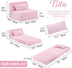 Tiita Convertible Folding Kids Sofa Bed - Image 3