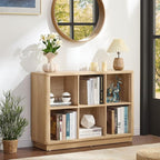 Joaxswe 6 Cube Storage Book Shelf, Floor Standing 2-Tier Wooden Bookshelf - Image 9