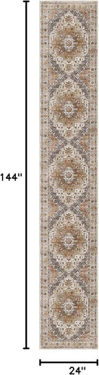 Madane Washable Runner Rugs 2x12 Long - Image 2