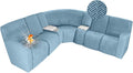 ALIECOM 100% Waterproof Recliner Sectional Couch Covers L Shape Stretch Corner by ALIECOM