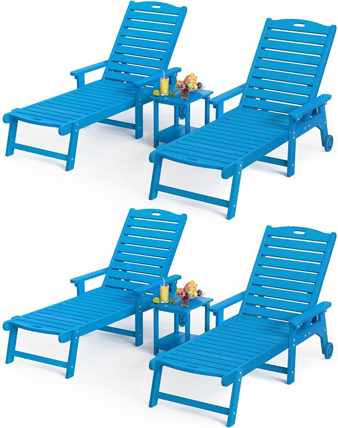 LUE BONA Outdoor Lounge Chair Set by LUEBONA
