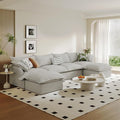 6 Seat U Shape Modular Sectional Couch Sofa by Gtilzria