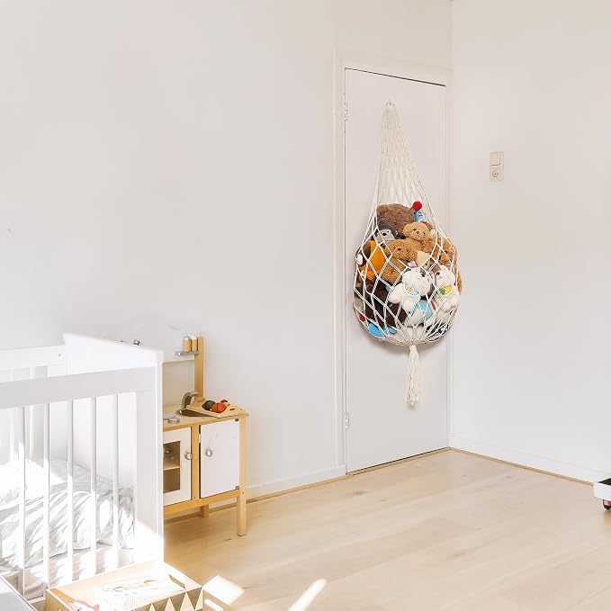 Amdermi Novel Stuffed Animal Hammock Corner Hanging Net - Image 6