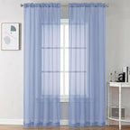 Chyhomenyc Sheer Curtains 90 inches Long 2 Panels by Chyhomenyc