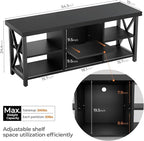 GreenForest TV Stand for TV up to 65 inches, Entertainment Center - Image 3
