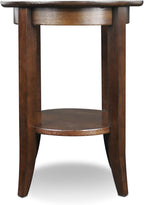 Leick Home 10036 Round Glass Top Side Table - Image 3