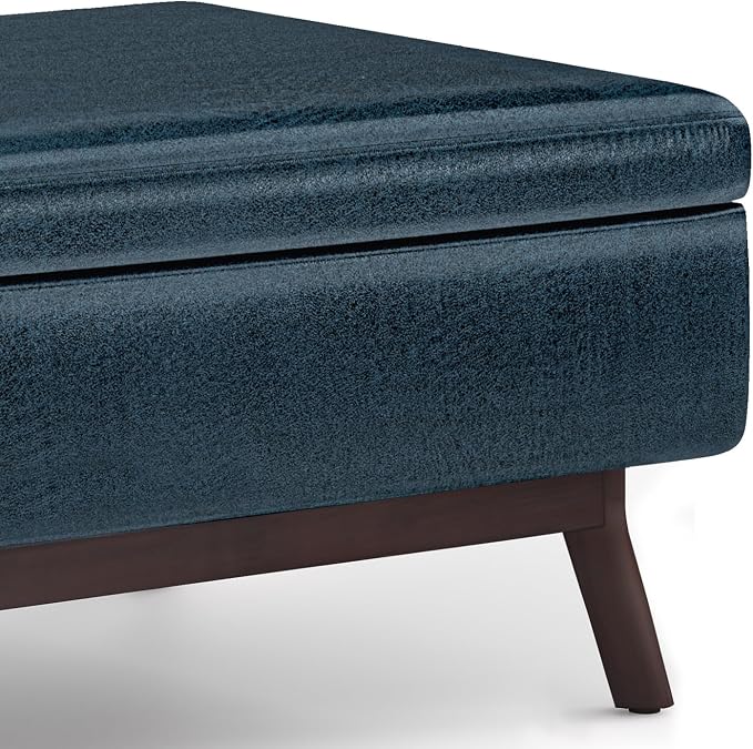 SIMPLIHOME Owen Coffee Table Storage Ottoman - Image 11