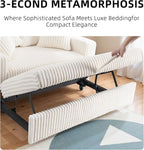 3 in 1 Convertible Sofa Bed，52.8" Pull Out Couch - Image 5