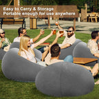 Realspring 6 9 12 Pcs Inflatable Bean Bag Chairs - Image 6