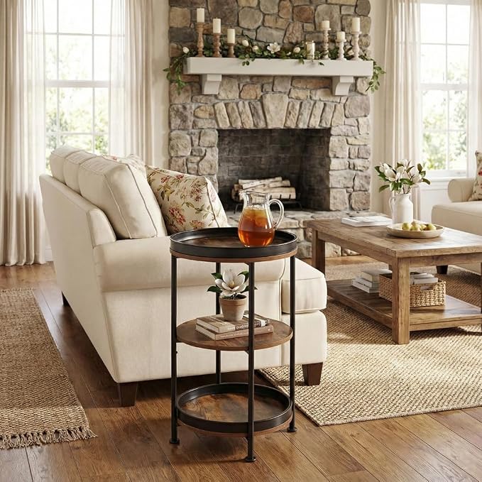 Dulcii Side Table, Round End Table - Image 2