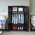 Letaya Metal Wardrobe Cabinets - Image 5