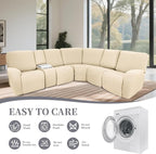 100% Waterproof Sectional Recliner Couch Covers - Image 8