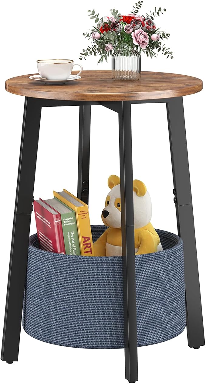 sthmec Small Round Side End Table by Unknown