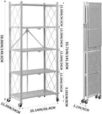 BRIAN & DANY 5-Tier Foldable Storage Shelves - Image 3