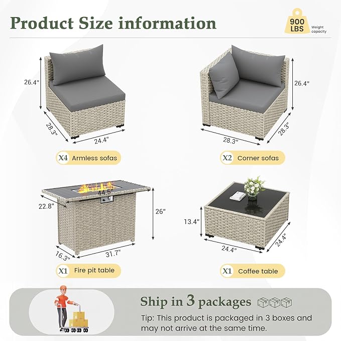 UDPATIO Patio Furniture Set - Image 8