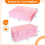 MeMoreCool Glow-in-The-Dark Unicorn Kids Modular Couch Sofa – Convertible - Image 3