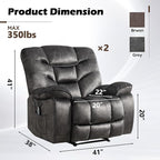HAOMARKETS Power Recliner Chair Set of 2 - Image 2
