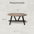 COZAYH Rustic Farmhouse End Table - Image 3