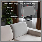 OHSIO Sectional Couch Covers, Wear Resistant Stretch Sofa Covers Washable Soft - Image 2