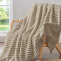 BEDELITE Ribbed Twin Blanket for Couch & Bed, Warm Yet Lightweight, Ribbed by BEDELITE