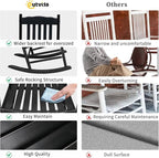 Outvita Outdoor Rocking Chair, Solid Wood High Back Rocker, All Weather Lounge - Image 6