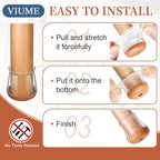 24 Pcs Chair Leg Floor Protectors - Image 4