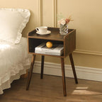 MaxSmeo Night Stand Set 2, Mid Century Modern Side Table Bedroom - Image 2