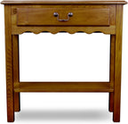 Leick Home Wave Console Table, Solid Wood, - Image 4