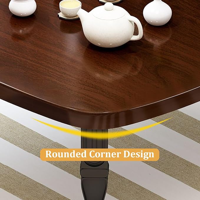 Japanese Floor Table, Square Coffee Table Foldable Tea Table, Low Table Small - Image 7
