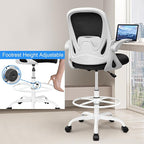 Drafting Chair Tall Office Chair - Image 4