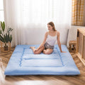 MAXYOYO Japanese Floor Mattress Futon Mattress, Thicken Sleeping Pad Foldable by MAXYOYO