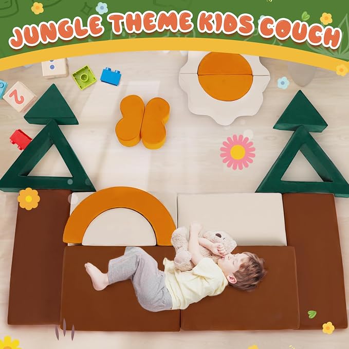 Erament 18PCS Modular Kids Play Couch - Image 3